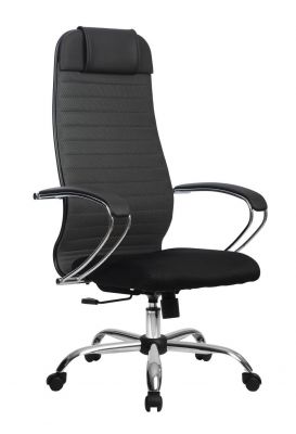 Офисное кресло Kaori/Каори NEW CH (к23) - сетчатая ткань темно-серая/черная
