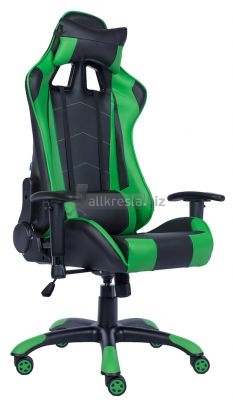 Кресло EvP Lotus S9 Экокожа Зеленый/Черный