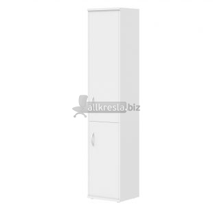 IMAGO Шкаф колонка с глухой средней и малой дверьми СУ-1.3(R) Белый