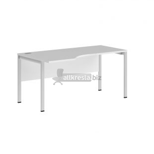 ИКСТЕН М Стол письменный XMCET 169(L) Белый/Алюминий 1600х900х750 (xten-m)