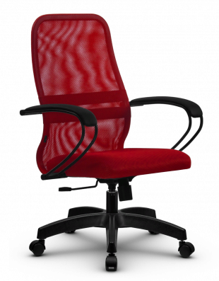 Кресло SU-CK130-8/подл.100/осн.001 - Красный/Красный