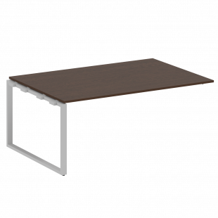 Metal System Проходной элемент перег. стола на О-образном м/к БО.ППРГ-5 Венге/Серый металл 1800*1235*750