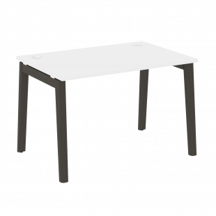 Onix Wood Стол письменный OW.SP-2.8 Белый бриллиант/Дуб тёмный/Антрацит металл 1180*800*750