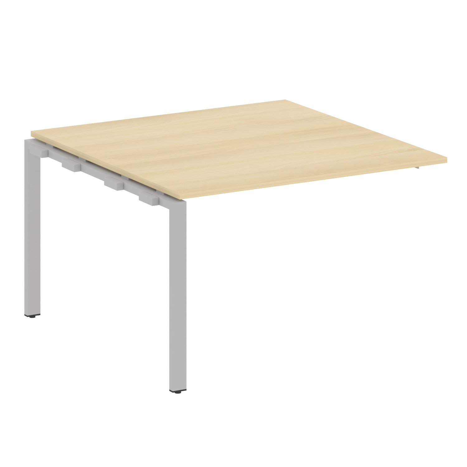 Metal System Проходной элемент перег. стола на П-образном м/к БП.ППРГ-2 Дуб наварра/Серый металл 1200*1235*750