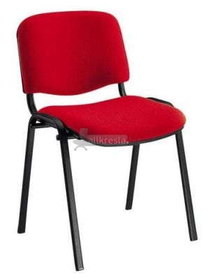 ИЗО недорогой офисный стул - Красная ткань (от 3 шт.)