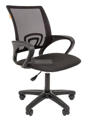 Офисное кресло Chairman 696 LT - Сетка черная / сетчатая многослойная ткань черная