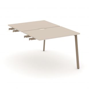 Estetica Двойной стол приставка к опорным тумбам ES.D.SPR-1-VP Капучино/Латте металл 980*1500*750