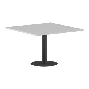 Конференц стол ПРГ-6 Белый/Антрацит 1200х1200х750
