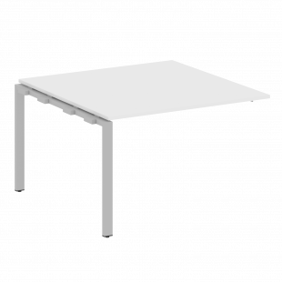Metal System Проходной элемент перег. стола на П-образном м/к БП.ППРГ-2 Белый/Серый металл 1200*1235*750