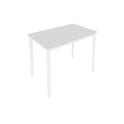 Slim Стол письменный на металлокаркасе С.СП-3.1 Серый/Белый металл 980*600*750