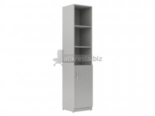 SIMPLE Шкаф колонка с глухой малой дверью SR-5U.5(R) Серый