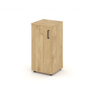 Стайл Проджект Шкаф низкий узкий SN.STU.E-301(L) Тиквуд Светлый/Черный Ручки 400*400*833 (style project) Стайл Проджект Шкаф низкий узкий SN.STU.E-301(L) Тиквуд Светлый/Черный Ручки 400*400*833 (style project)