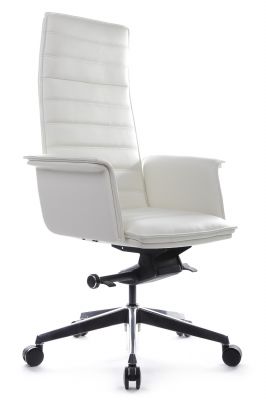 Кресло A1819-2 Белый (6207) натуральная кожа