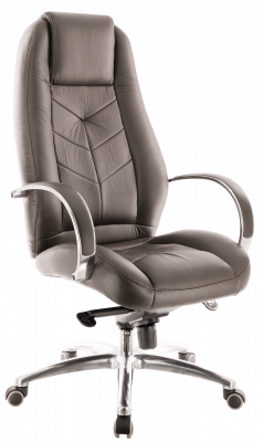 Офисное кресло EvP Drift Full AL M кожа коричневый