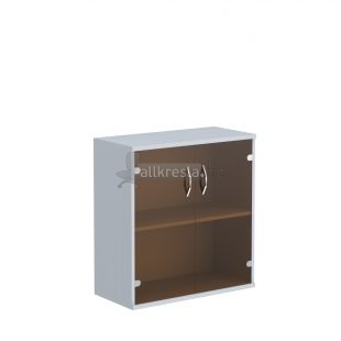 IMAGO Шкаф со стеклянными дверьми СТ-3.2 Металлик