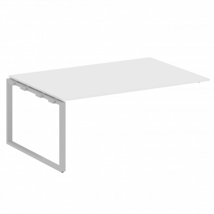 Metal System Проходной элемент перег. стола на О-образном м/к БО.ППРГ-5 Белый/Серый металл 1800*1235*750