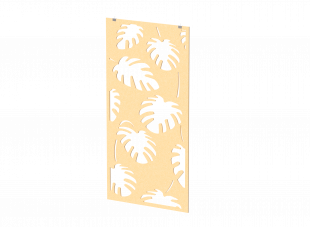 FO Перегородка с декором "Пальмы" (фурнитура в комплекте) 100х1,2х200 (43 Карибский песок)