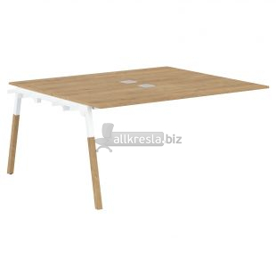 ФОРТА Стол приставной FIWST 1513 Дуб Гамильтон/Белый-Бук 1580х1370х733 (forta) ФОРТА Стол приставной FIWST 1513 Дуб Гамильтон/Белый-Бук 1580х1370х733 (forta)