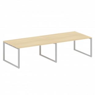 Купить metal system перег. стол (2 столешницы) на о-образном м/к (3200*1235*750)
