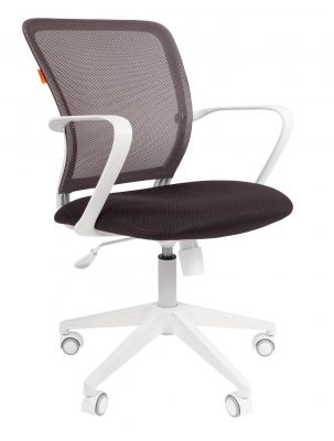 Офисное кресло Chairman 698 Россия белый пластик TW-12/TW-04 серый
