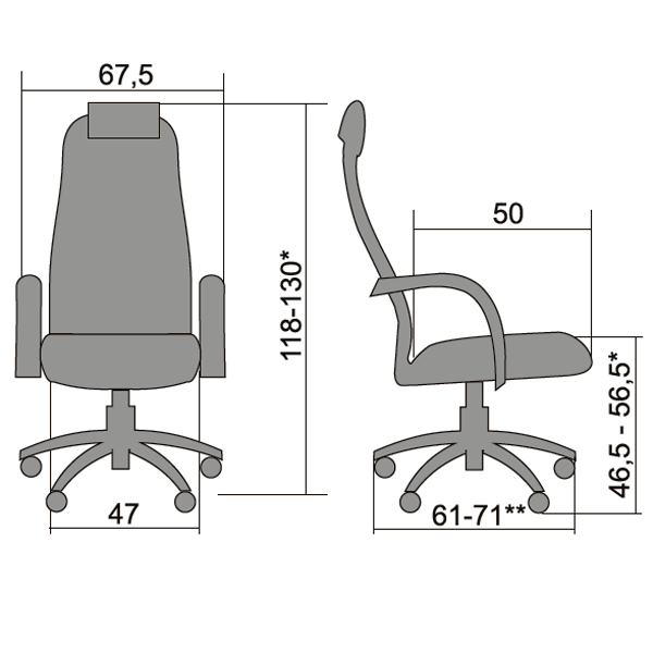 Офисное кресло BK-8 