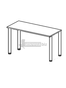 Купить эрго rus стол письменный на п-образном каркасе (труба круглого сечения d=40 мм) глубина - 60 см еr01.0907 (1200x600x760)