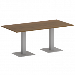 Home Office Стол прямоугольный VR.SP-5-180.2 Орех/Серый металл 1800*900*750