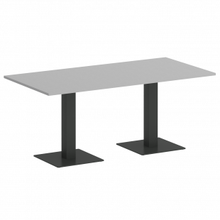 Home Office Стол прямоугольный VR.SP-5-180.2 Серый/Антрацит металл 1800*900*750