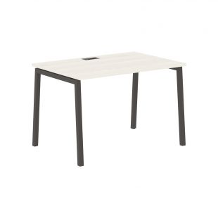 ЭДИС Стол прямой ELST 1180 Ясень Траун/Мокко 1160х800х750 (edis)