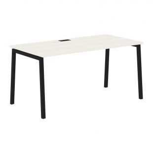 ЭДИС Стол прямой ELST 1580 Ясень Траун/Черный 1560х800х750 (edis) ЭДИС Стол прямой ELST 1580 Ясень Траун/Черный 1560х800х750 (edis)