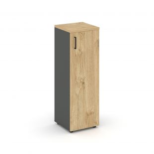 Стайл Проджект Шкаф средний узкий SN.STU.E-204(R) Антрацит/Тиквуд Светлый/Черный Ручки 400*400*1203 (style project) Стайл Проджект Шкаф средний узкий SN.STU.E-204(R) Антрацит/Тиквуд Светлый/Черный Ручки 400*400*1203 (style project)