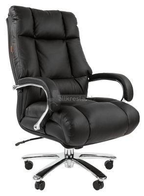 Офисное кресло Chairman 405 кожа черное