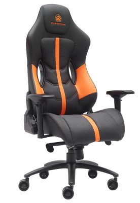 Кресло Jaguar Экокожа Оранжевый/Черный