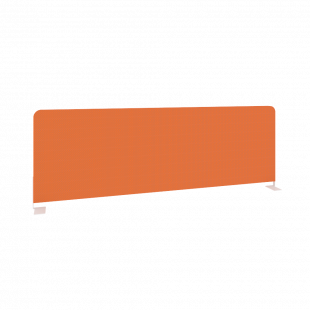 Onix Экран тканевый боковой O.TEKR-118 Оранжевый/Белый металл 1180*390*22
