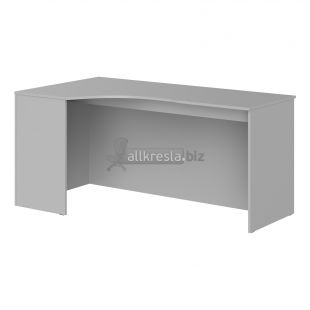 СИМПЛ Стол эргономичный SE-1600(L) Серый (simple)