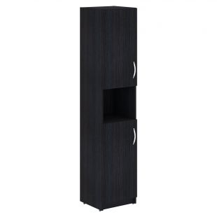 SIMPLE Шкаф колонка с 2-мя глухими малыми дверьми SR-5U.4(L) Дуб Юкон 386х375х1815