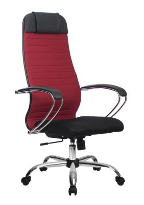 Офисное кресло Kaori/Каори NEW CH (к23) - сетчатая ткань красная/черная