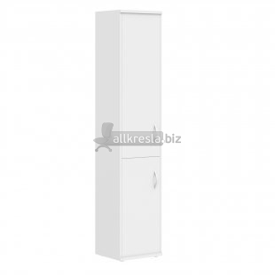 IMAGO Шкаф колонка с глухой средней и малой дверьми СУ-1.3(L) Белый