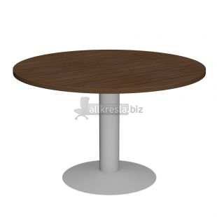 Купить берлин rus конференц стол круглый на опоре с основанием кскб 120 (120х120х74)
