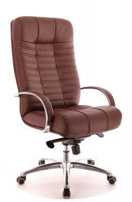 Офисное кресло EvP Atlant AL M кожа коричневый