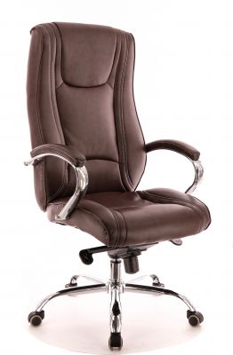 Офисное кресло EvP King экокожа коричневый