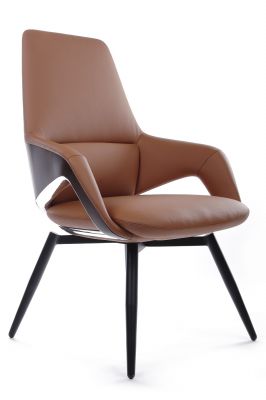 Кресло FK005-С Светло-коричневый (MB915) натуральная кожа