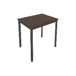 Slim Стол письменный на металлокаркасе С.СП-2.1 Венге/Антрацит металл 780*600*750