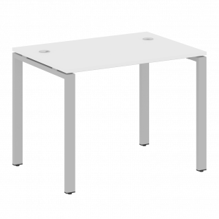 Metal System Стол письменный на П-образном м/к БП.СП-1 Белый/Серый металл 1000*720*750