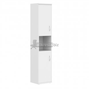 IMAGO Шкаф колонка с комплектом глухих малых дверей СУ-1.5(L) Белый