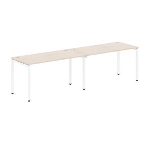Стол 2-х местный XWST 2870 Бук Тиара/Белый 2800х700х750 (xten-s)