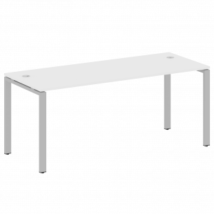 Metal System Стол письменный на П-образном м/к БП.СП-5 Белый/Серый металл 1800*720*750