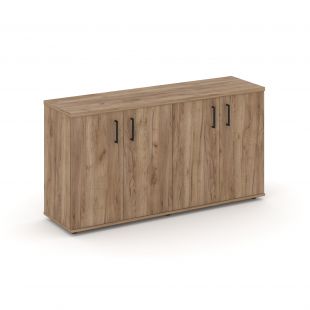 Стайл Проджект Тумба опорная/приставная SN.TOP-132 Дуб Табак/Черный Ручки 1432*400*750 (style project)