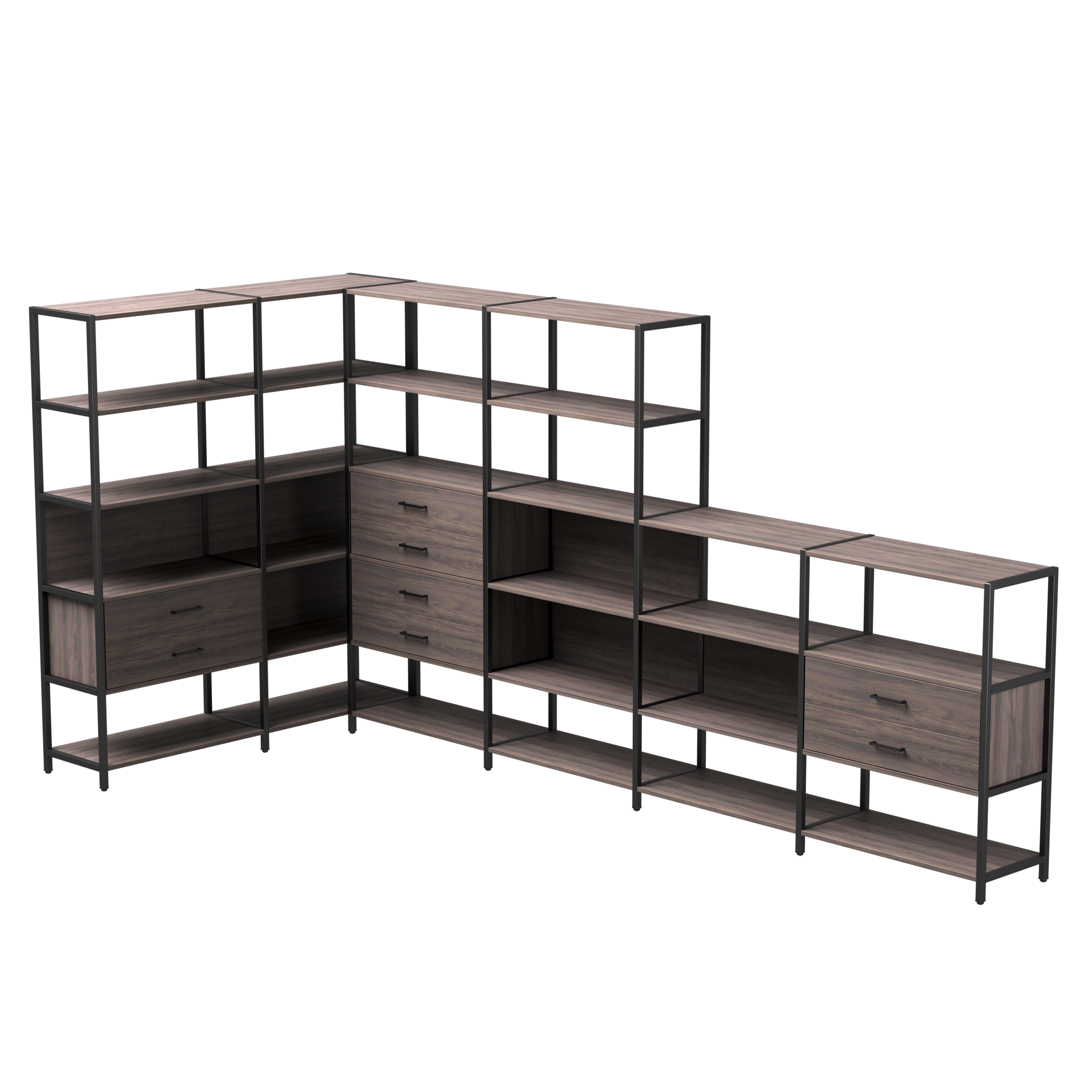 Купить набор стеллажных систем №18 эво 1635x3630x1840