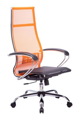 Офисное кресло Кимико (сетка оранжевый/черный)
